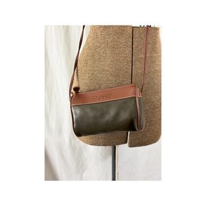 1990’s Hunter Green Duffel Crossbody Bag by Esprit